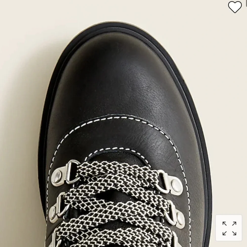 J. Crew Leather Nordic Hiking Boots - Picture 10 of 14